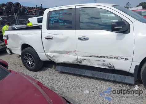 2020 Nissan Titan Sv 4X2 из США, поврежденный, VIN 1N6AA1EF0LN506808